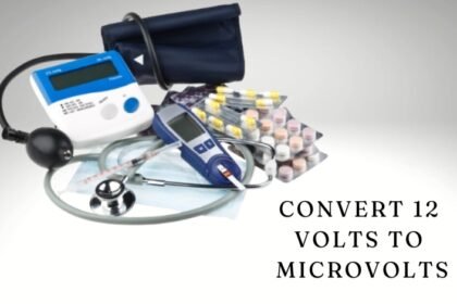 Convert 12 Volts to Microvolts