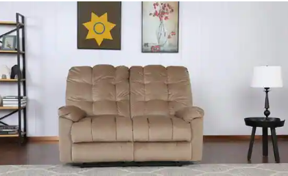 Modern Recliner 2-Seater Sofa: Perfect for Small Spaces